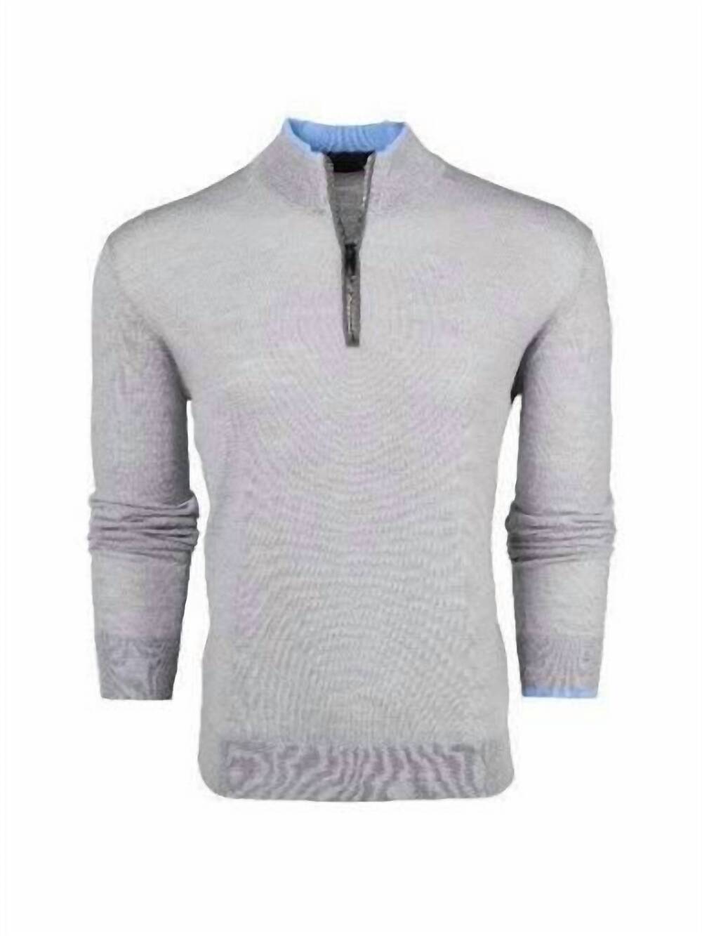 NEW GREYSON CLOTHIERS men's saratoga long sleeve top in grey heather